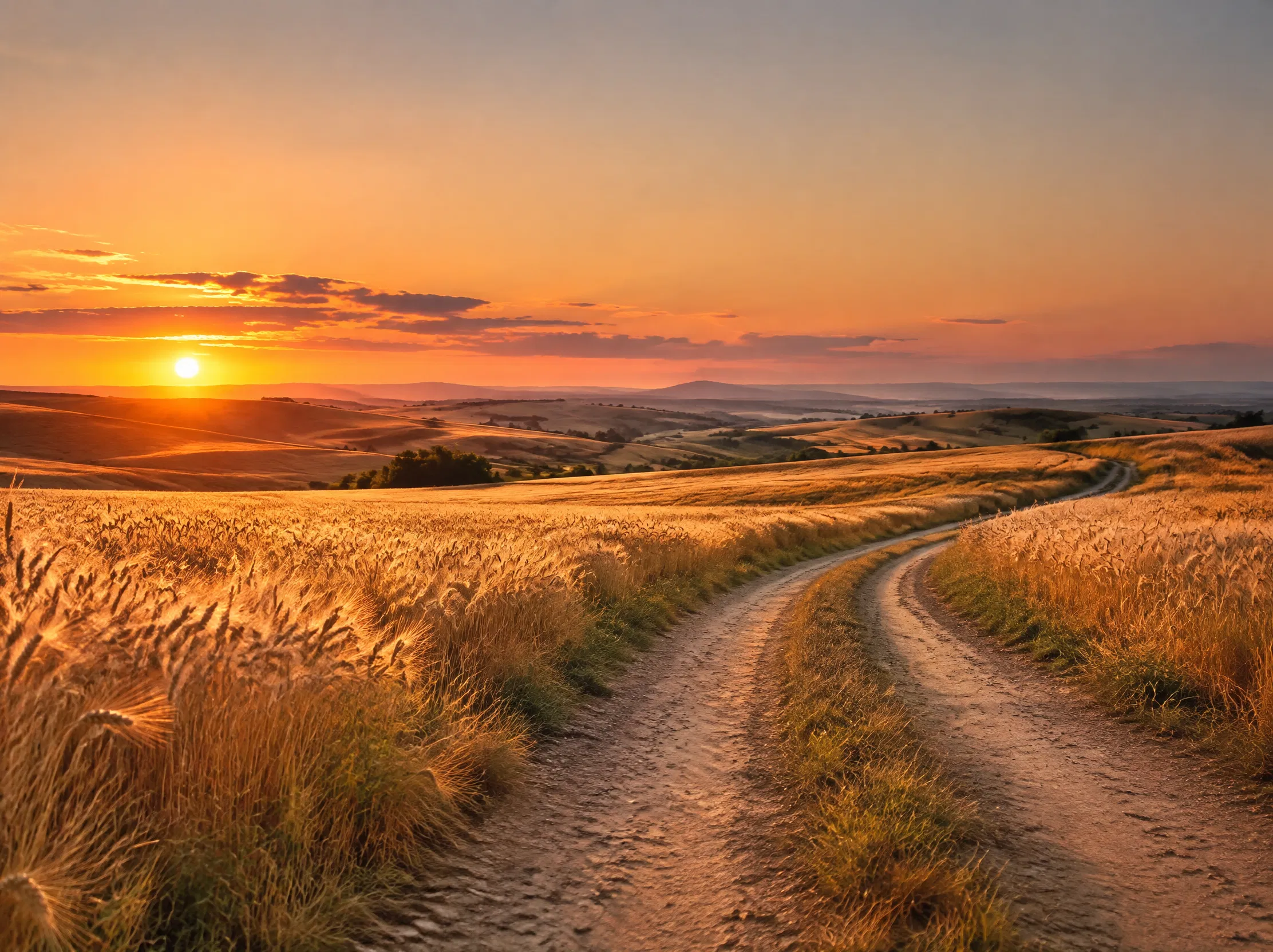 Path Through Fields of Gold