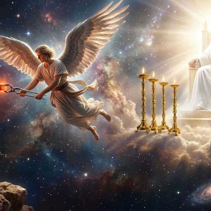 Isaiah's Divine Encounter with Celestial Fire