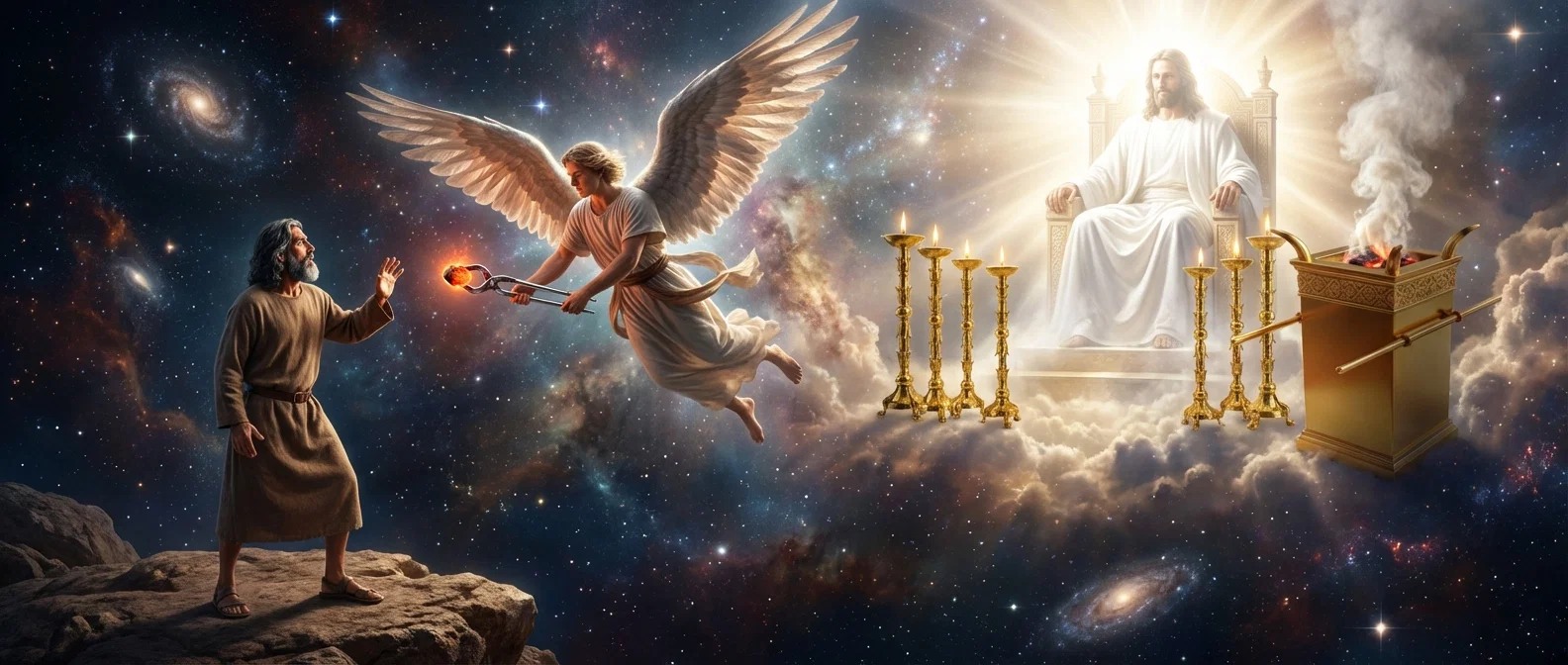 Isaiah's Divine Encounter with Celestial Fire