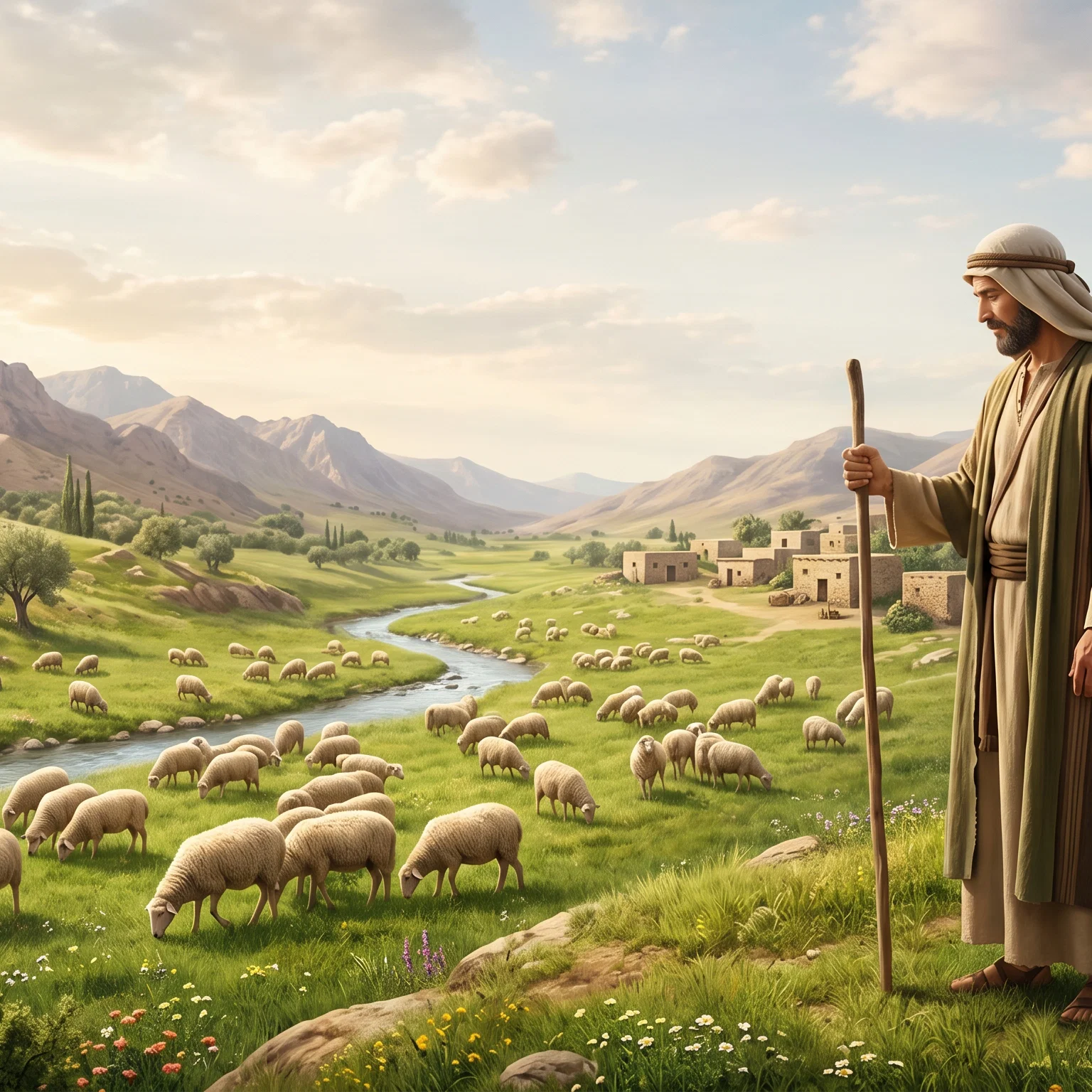 The Shepherd Guides Beside Still Waters