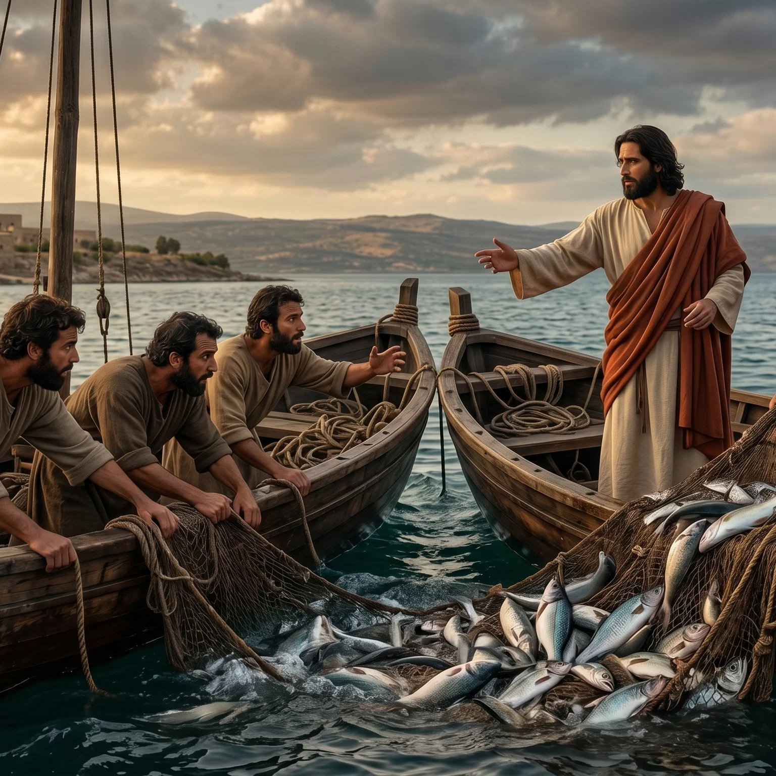 The Miraculous Catch of Fish