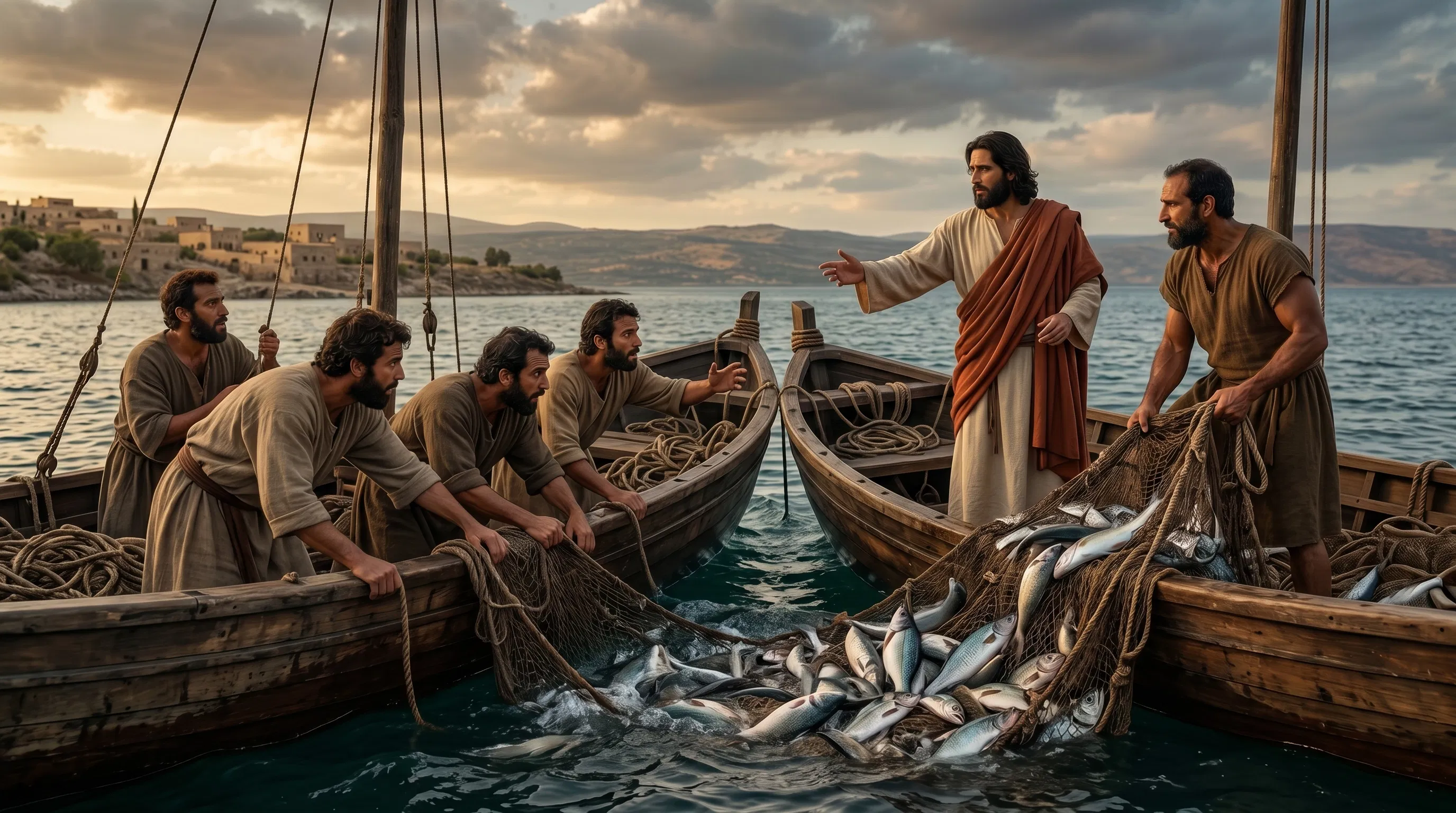 The Miraculous Catch of Fish