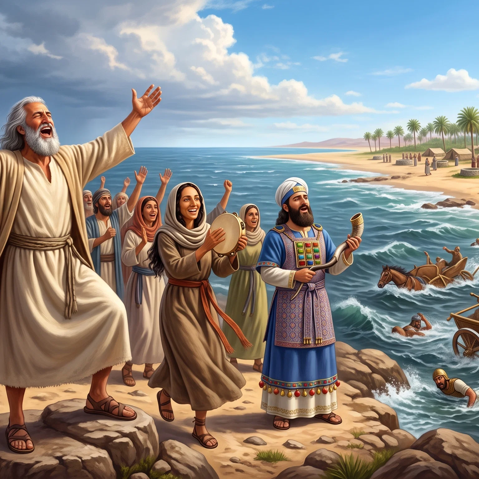 Songs of Deliverance at the Shore