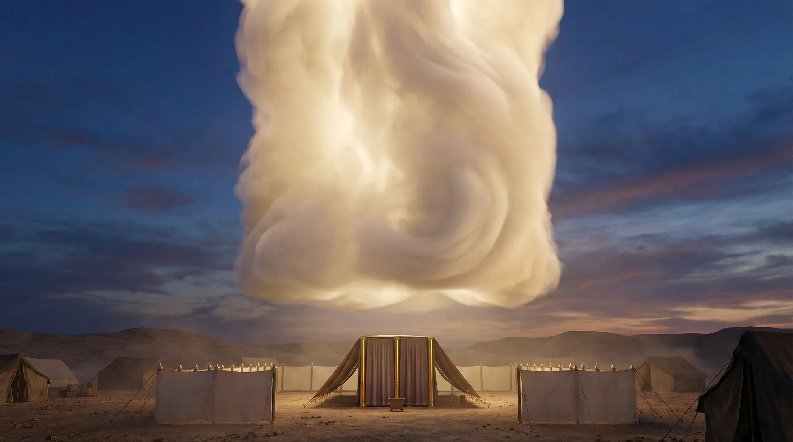 Cloud Over the Tabernacle in the Wilderness