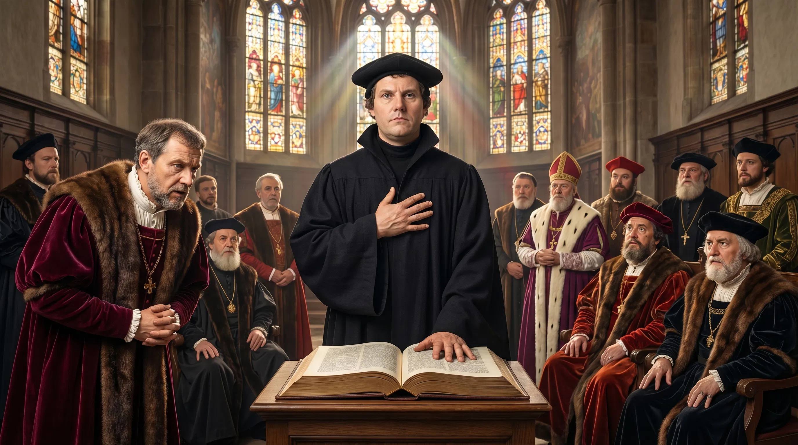Martin Luther at the Diet of Worms