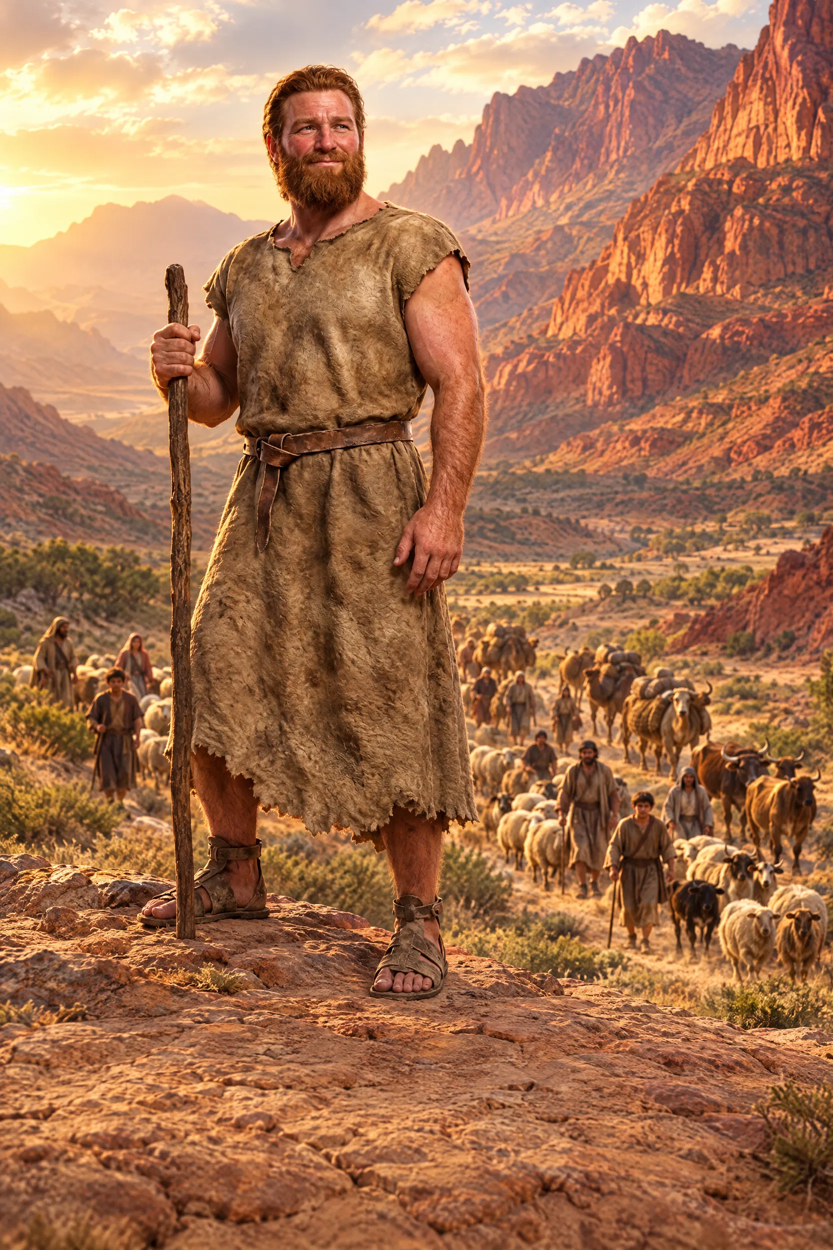 Esau Settles in the Mountains of Seir