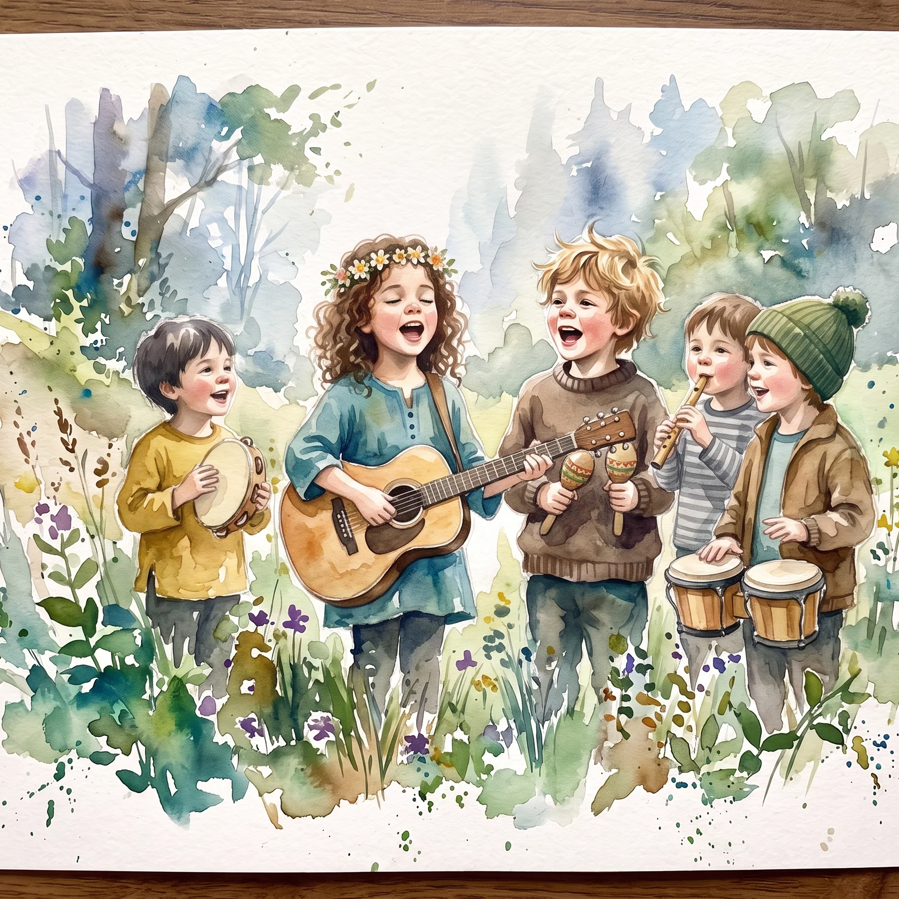 Little Voices Praising Under Open Skies