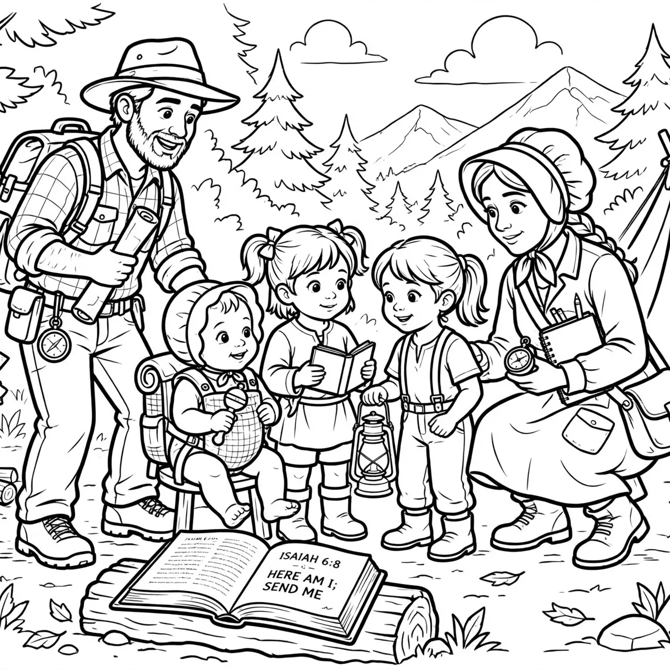 Little Pilgrims on the Sacred Path