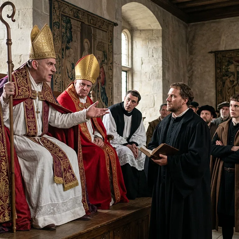 Church Officials Speak Against a Reformer With a Bible