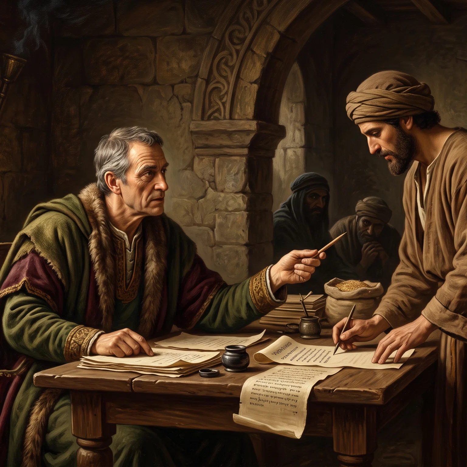 The Steward Settling the Debts