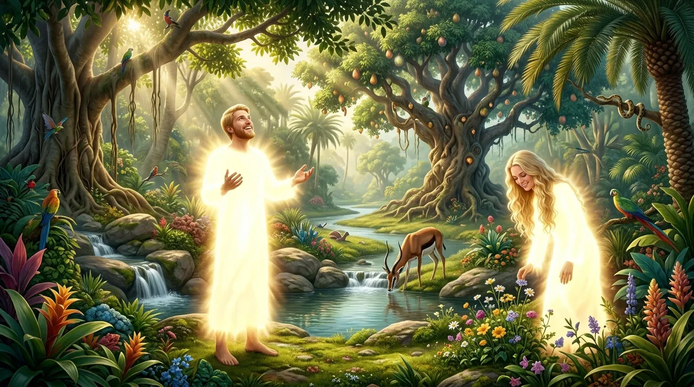 Adam and Eve in the Garden of Eden