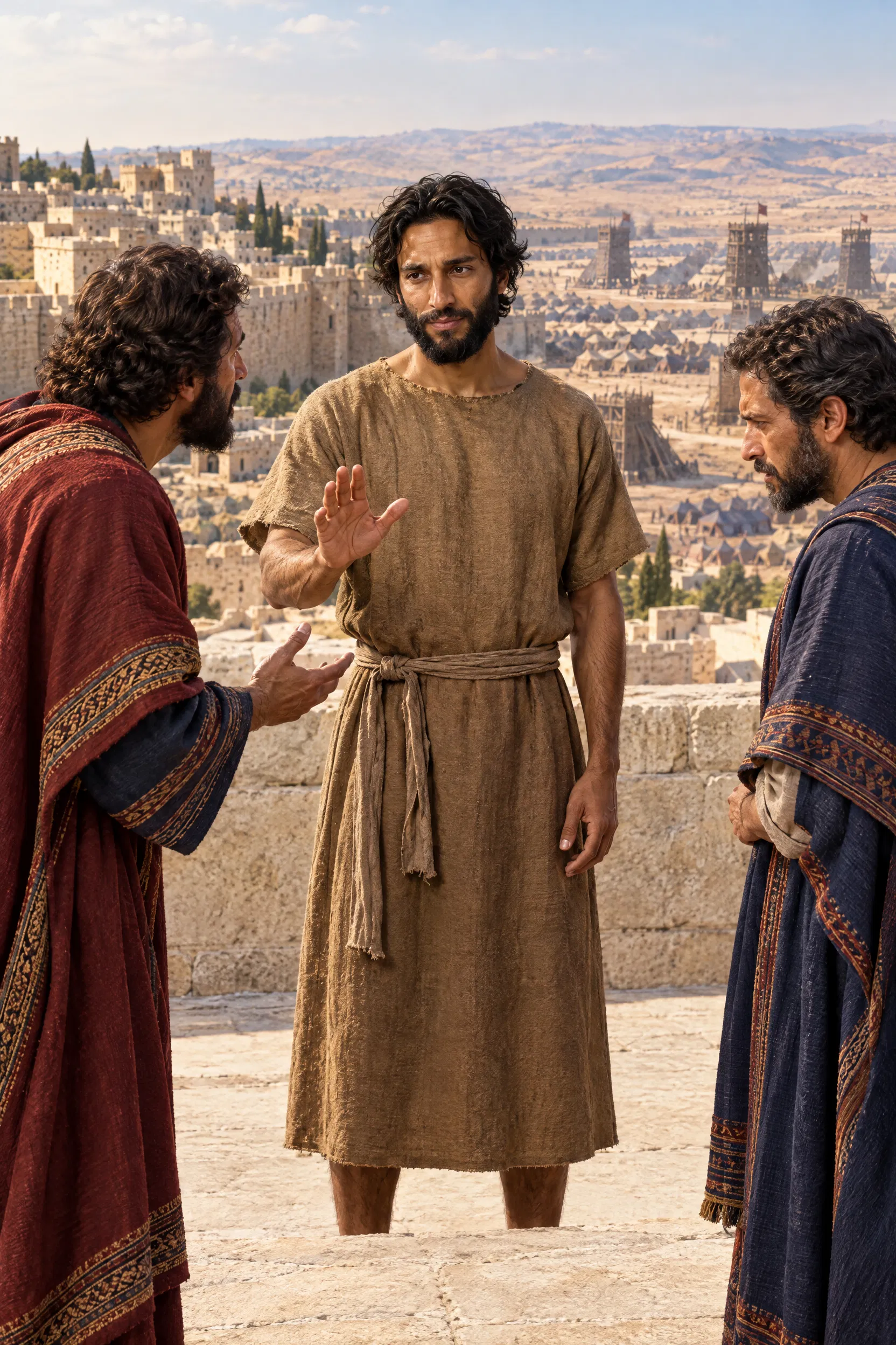 Jeremiah Answers the King's Envoys in Besieged Jerusalem