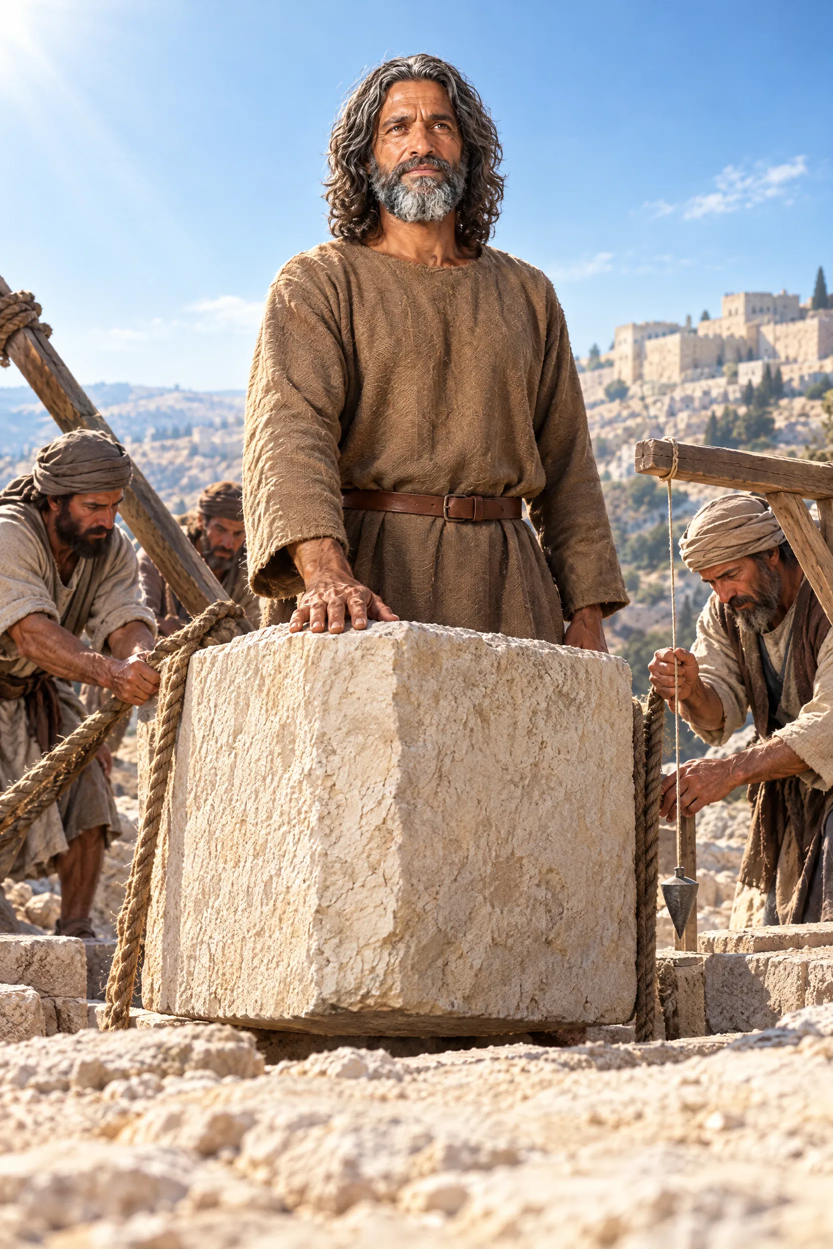 Isaiah Beside the Corner Stone in Zion