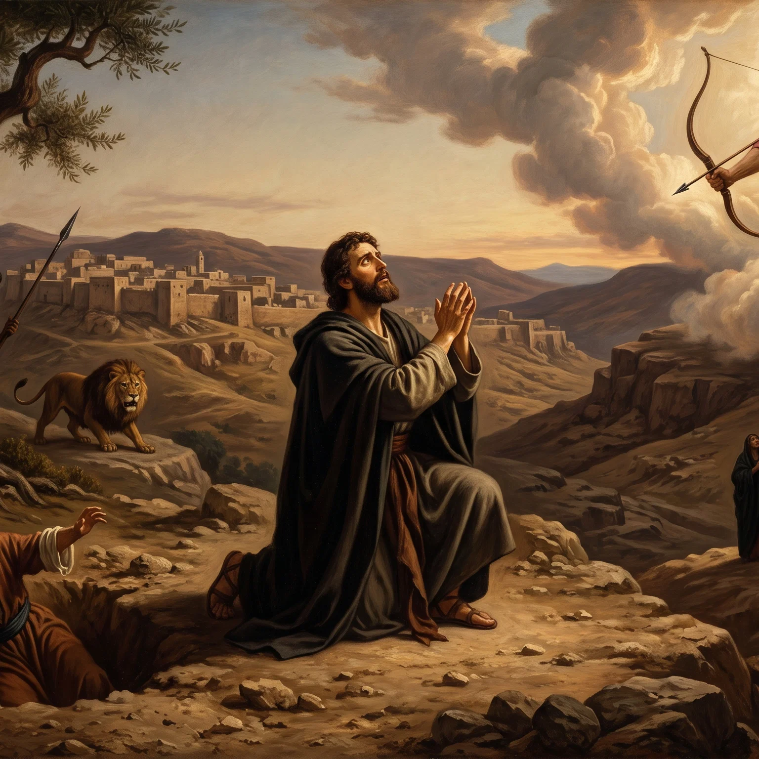 Divine Justice Under Stormy Skies