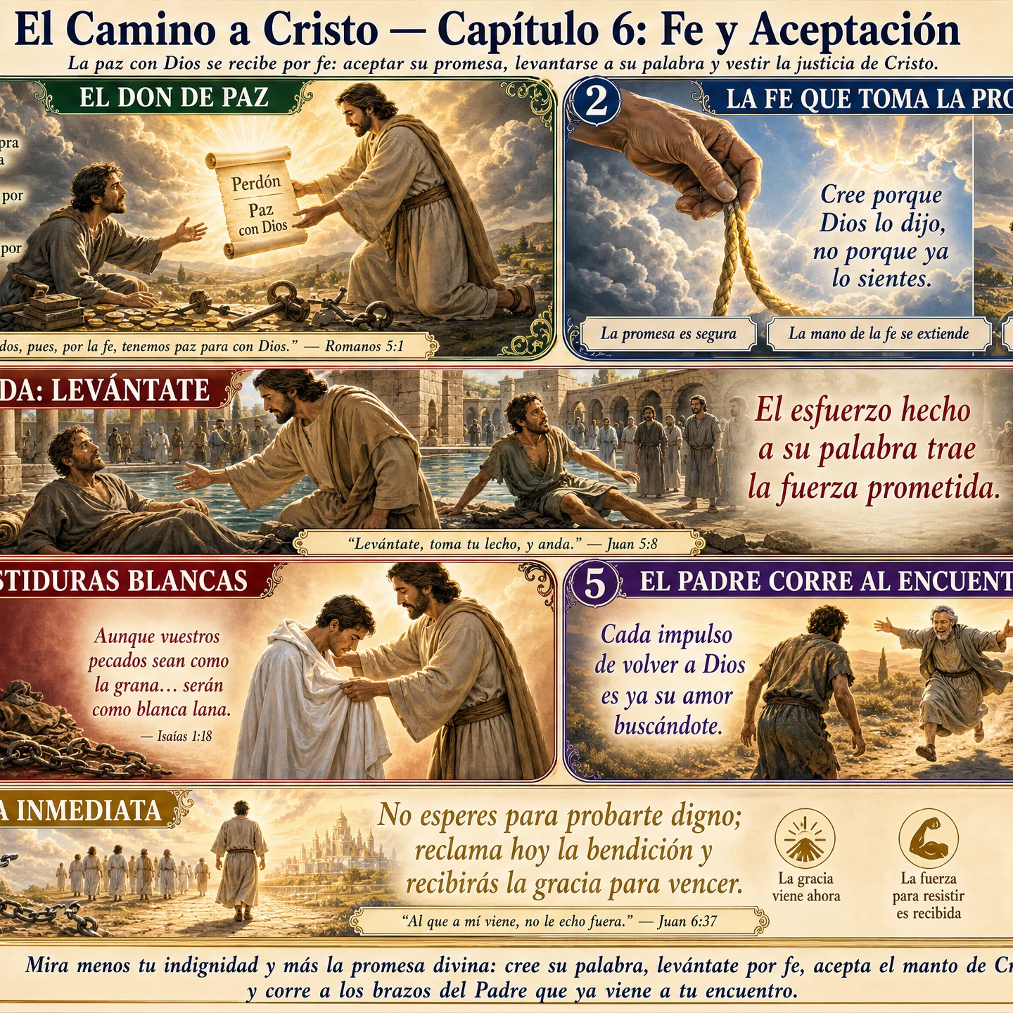 Steps to Christ Chapter Six Visualized