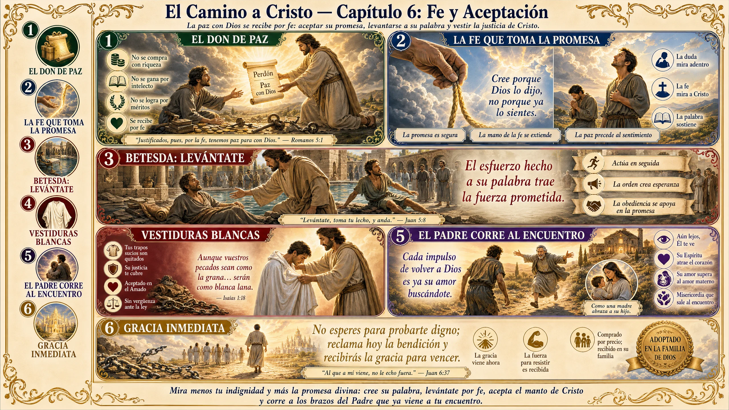 Steps to Christ Chapter Six Visualized