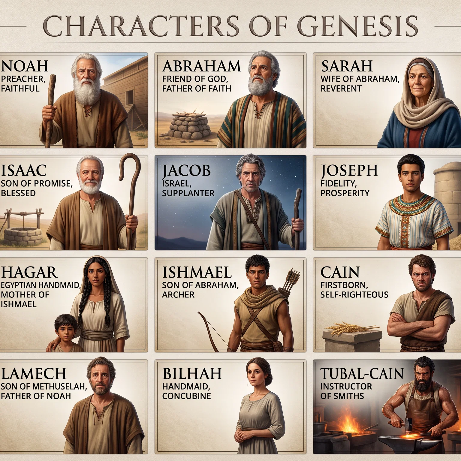 Ancestral Tapestry of Genesis Beginnings