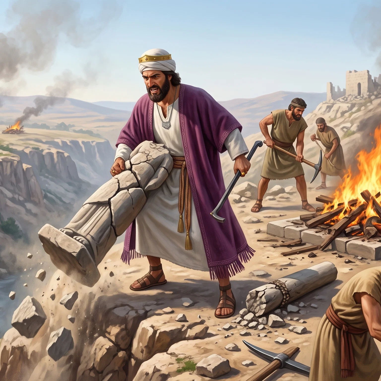 King Josiah Purifying the Land