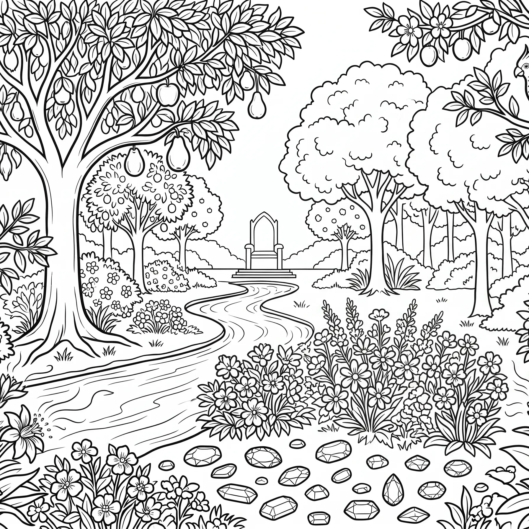 Untouched Beauty of the Primordial Garden
