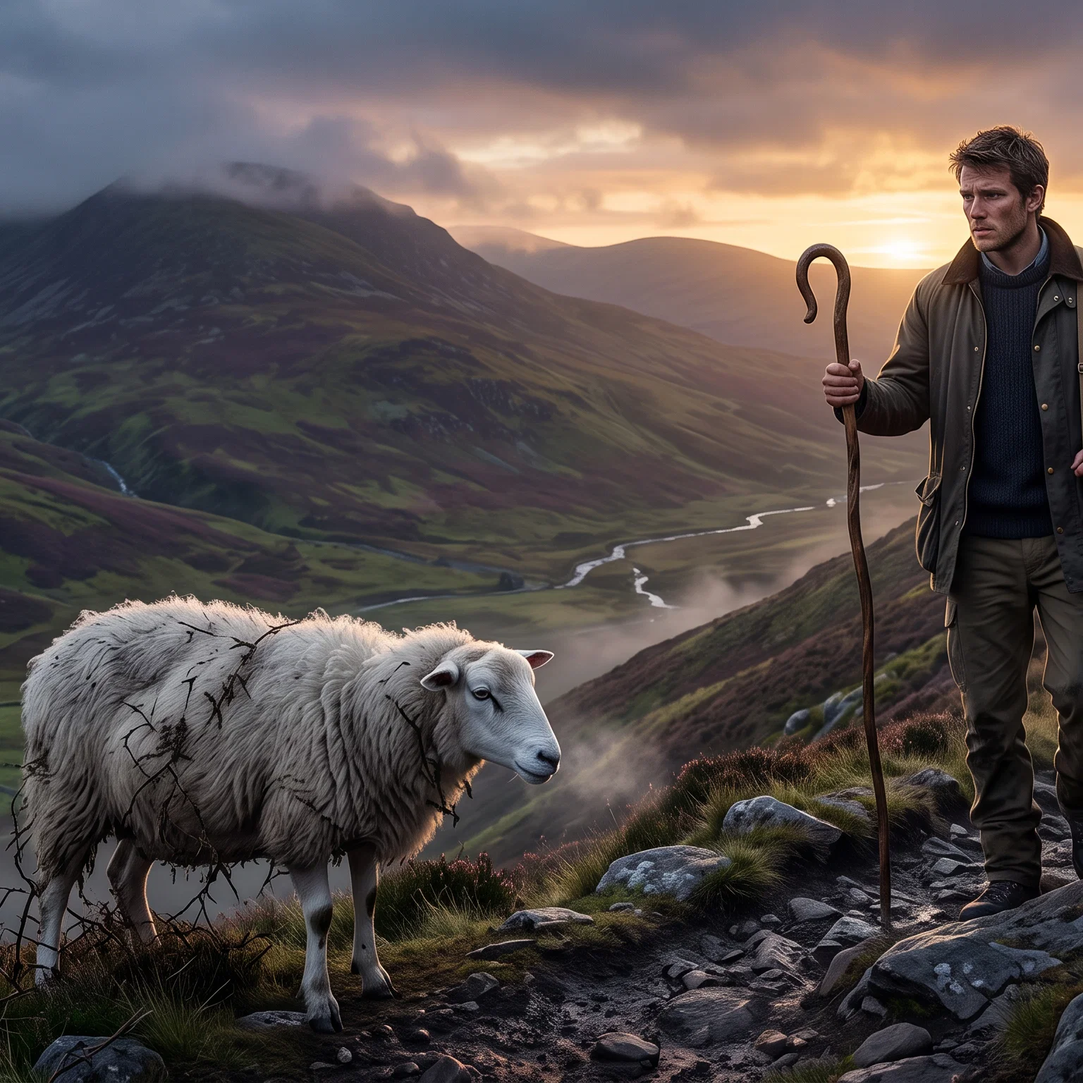 The Shepherd Seeking His Lost Sheep