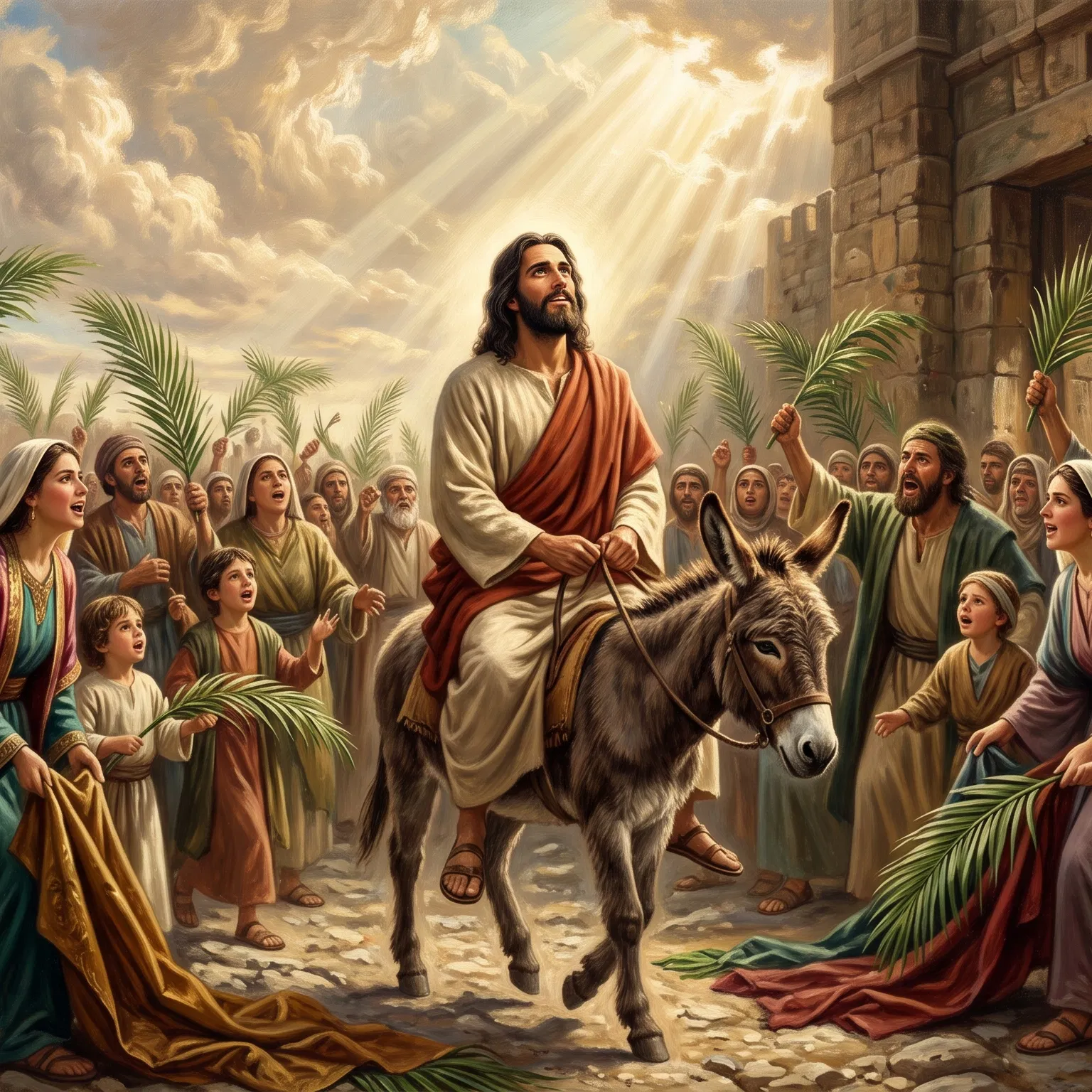 Jesus Riding the Colt into Jerusalem