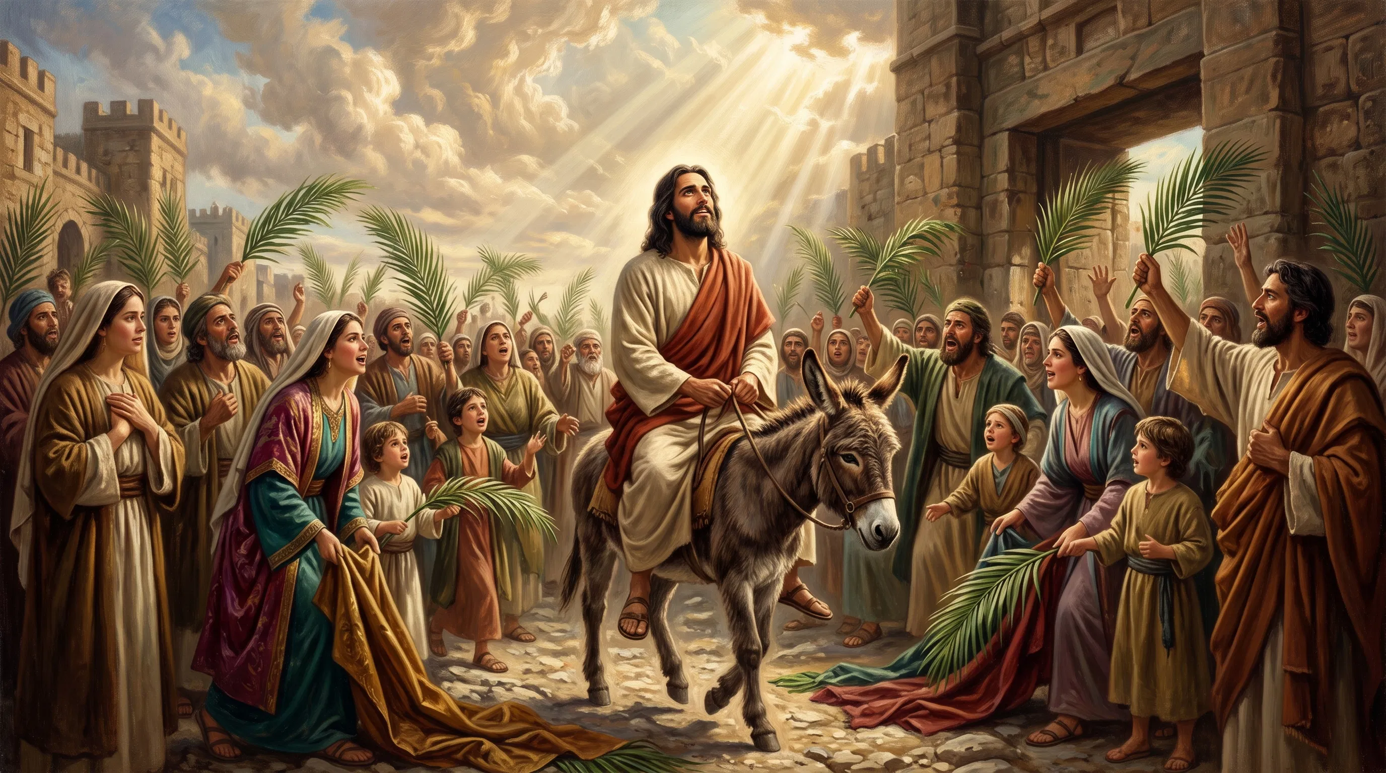 The Humble King Enters Jerusalem