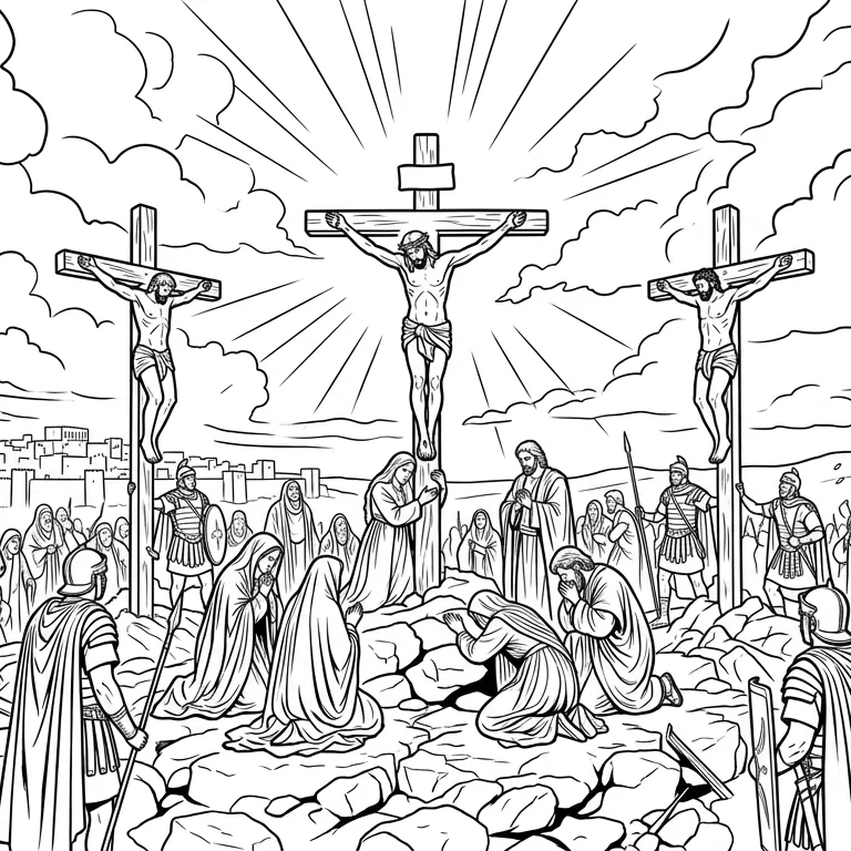 Biblical Wonders Coloring Page Collection