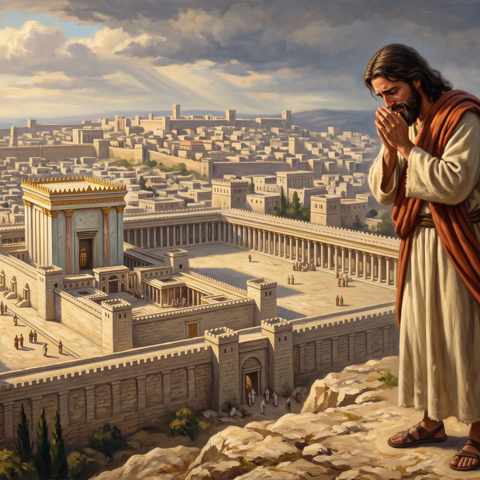 Jesus Weeps Over Jerusalem
