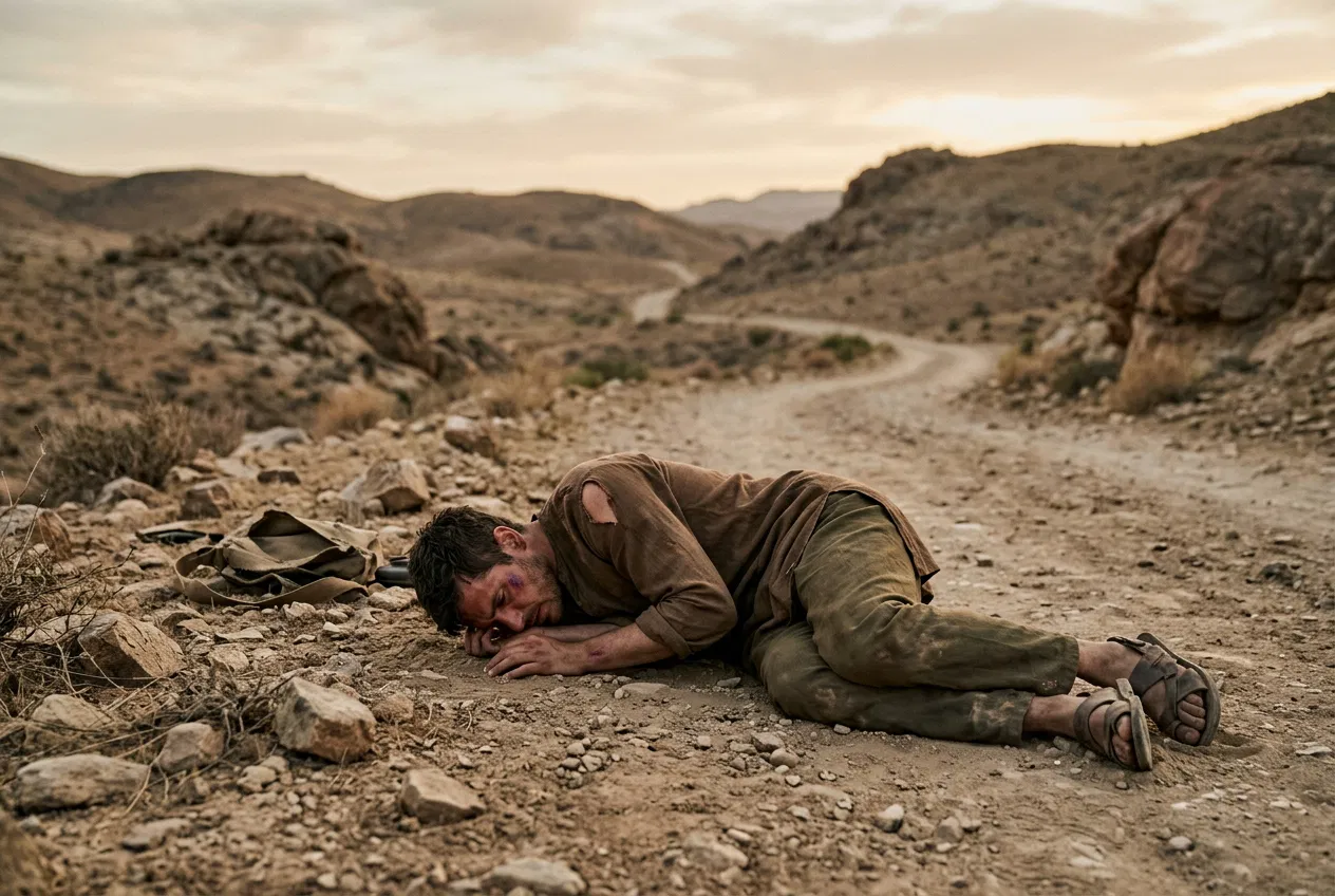 Beaten Traveler Lying on the Jericho Road