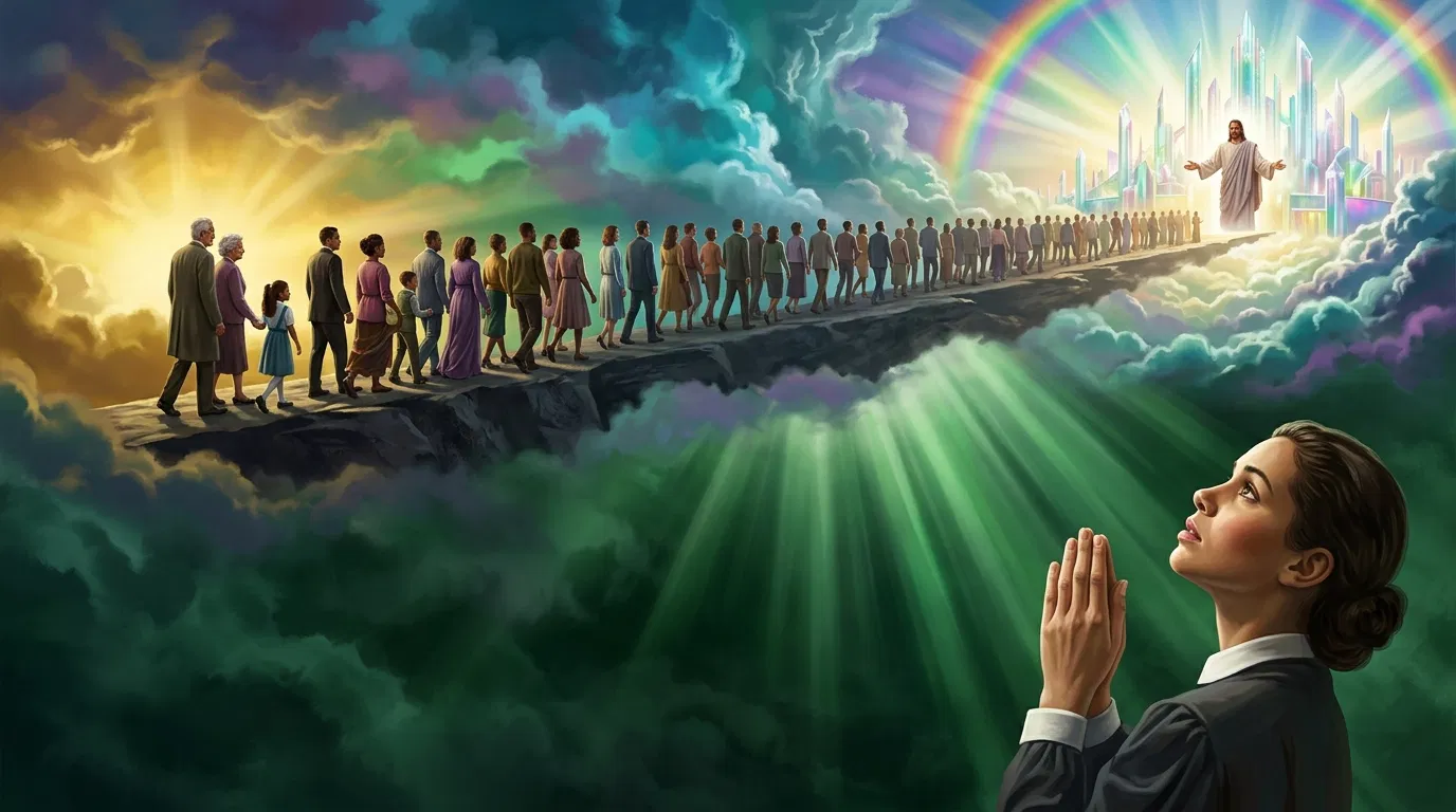 Ellen White's first vision of the people of God travelling to the heavenly city