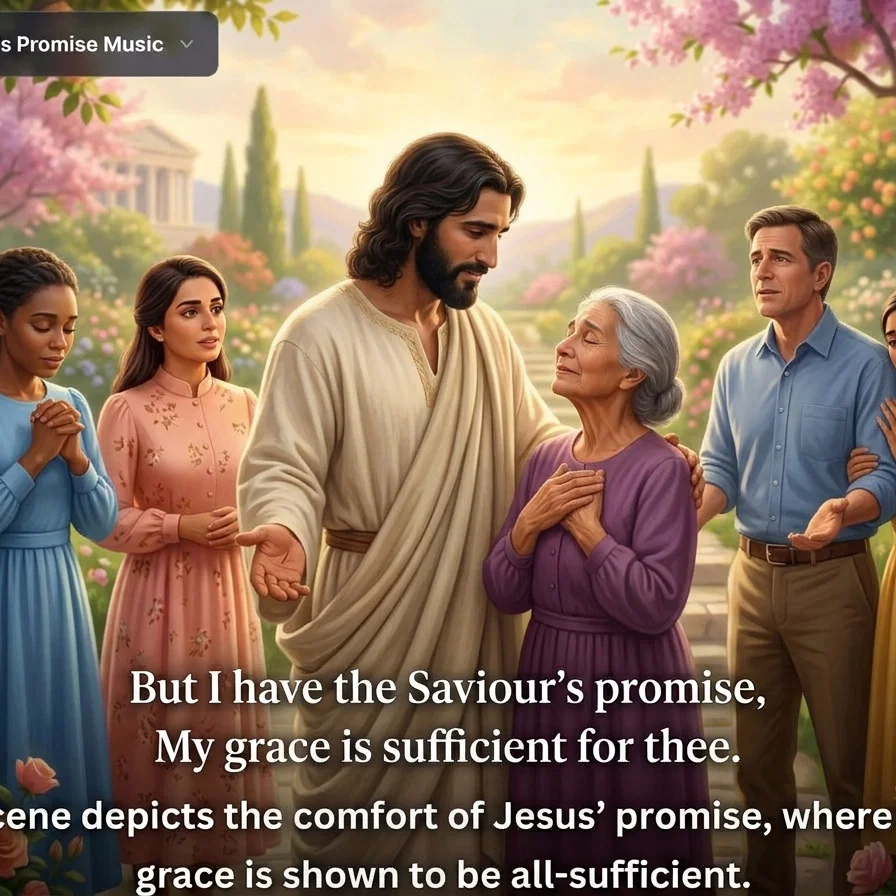 But I have the Saviour's promise...