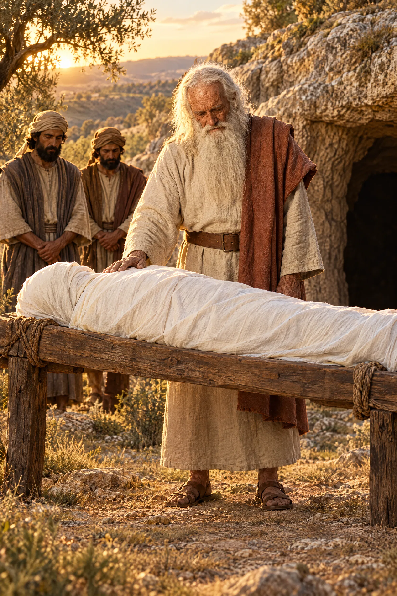 Abraham Mourns Sarah at the Cave of Machpelah