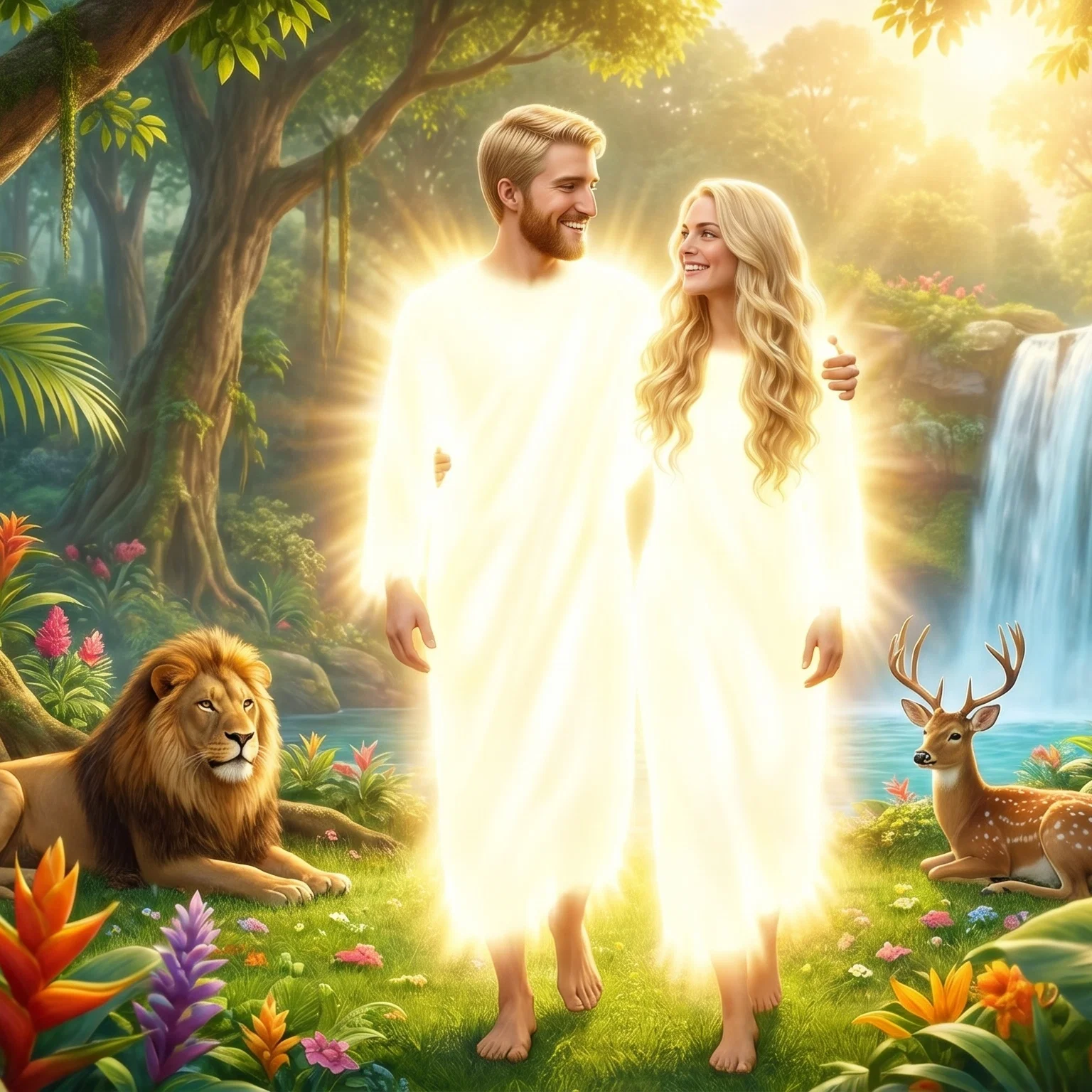 Radiant Innocence in the First Garden
