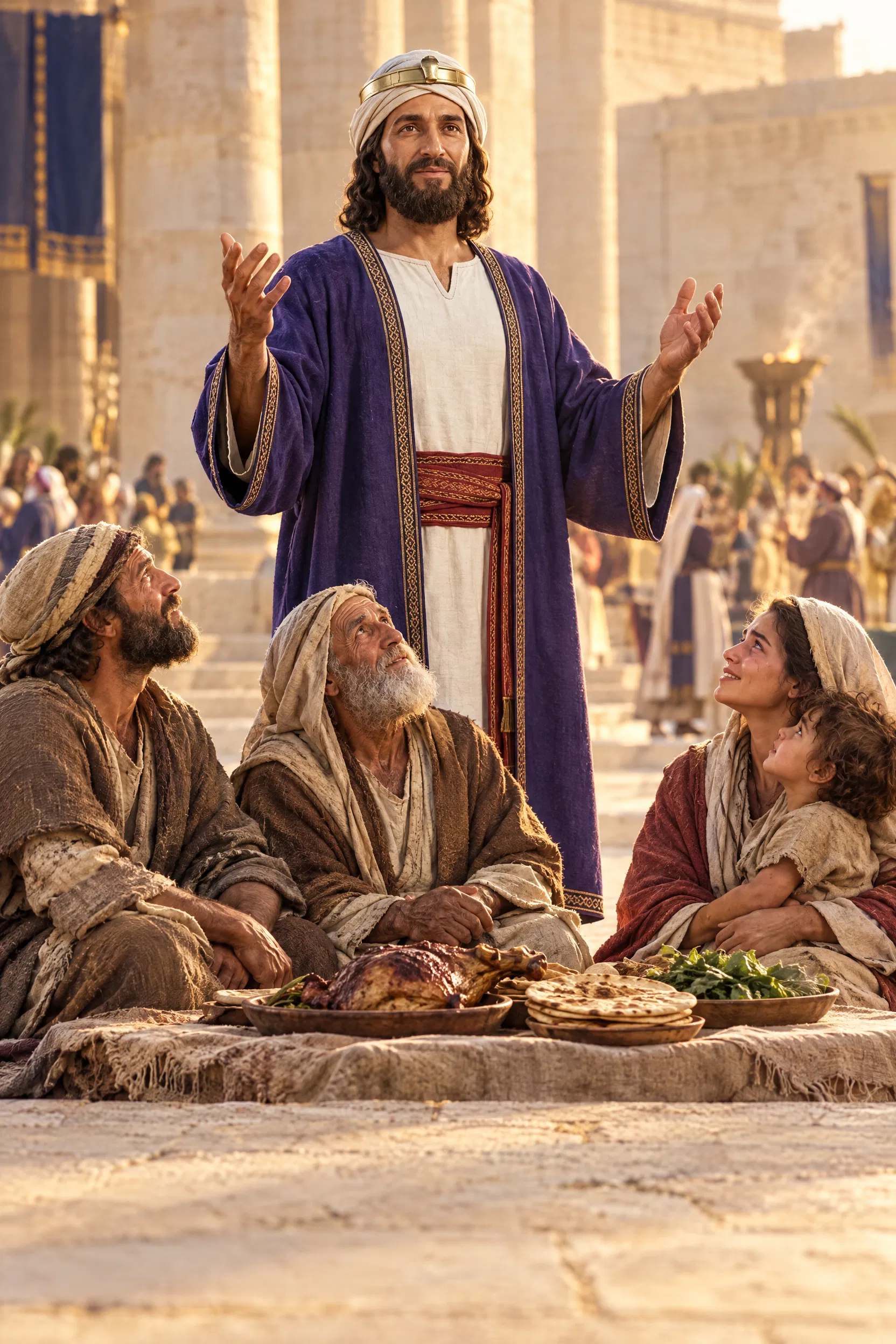 Hezekiah Prays for the Pilgrims at the Passover