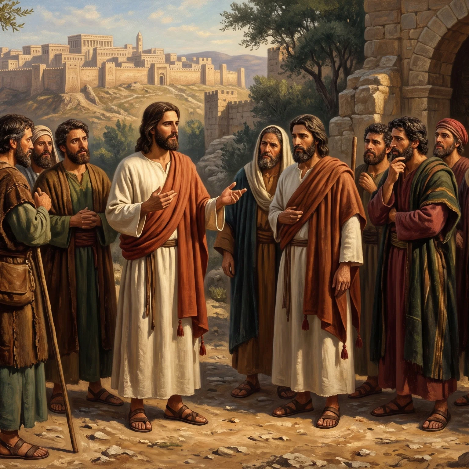 The Savior Enters Jerusalem