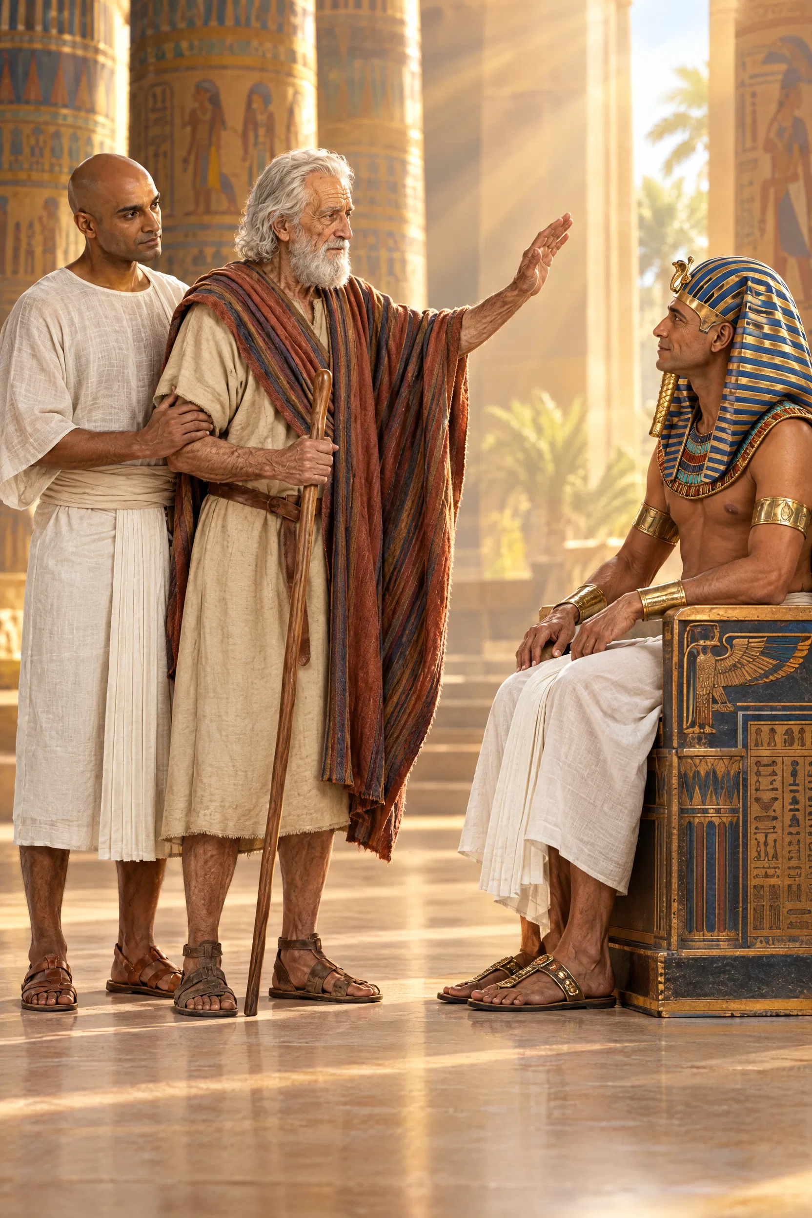 Jacob Blesses Pharaoh in Egypt