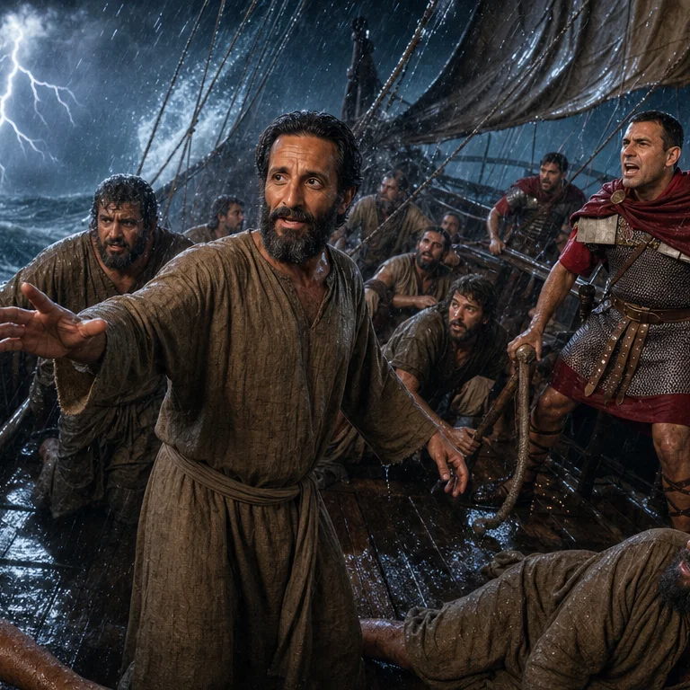 Apostle Paul Facing the Tempest