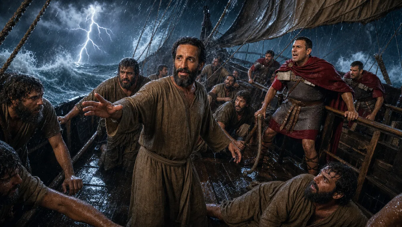 Apostle Paul Facing the Tempest