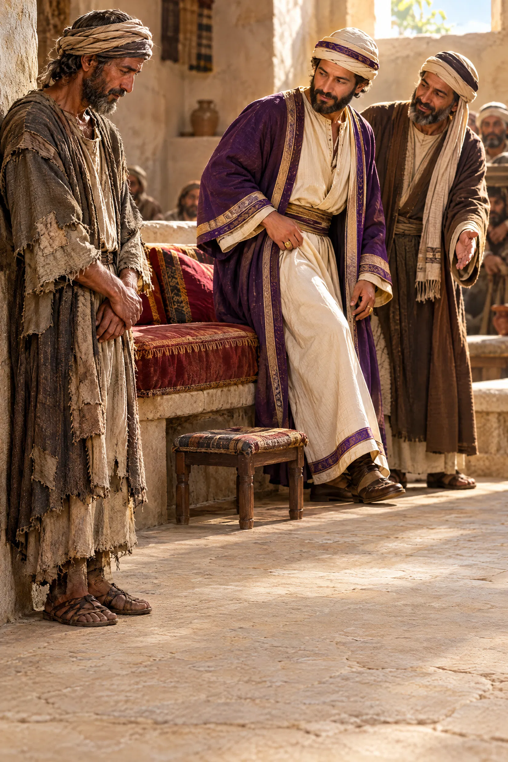 A Rich Man Honoured While a Poor Man Stands