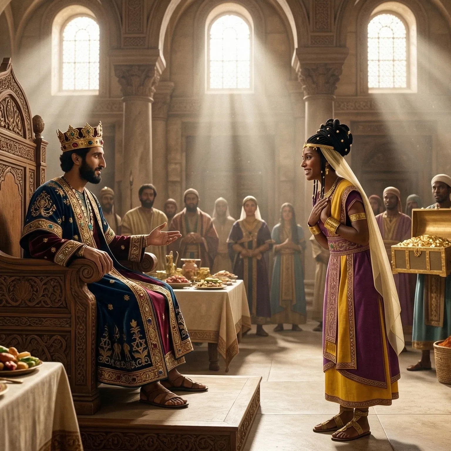 The Queen of Sheba Meets King Solomon