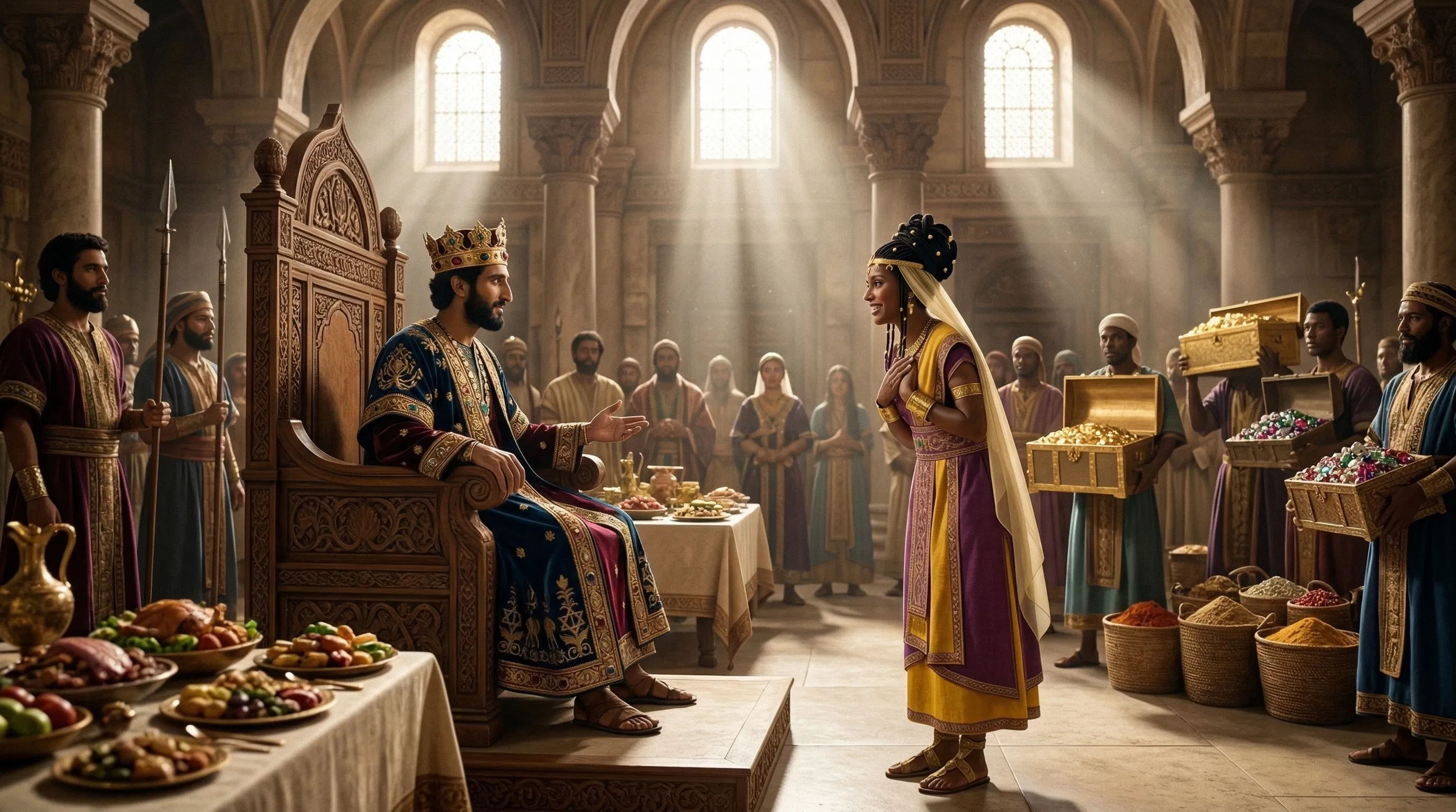 The Queen of Sheba Meets King Solomon