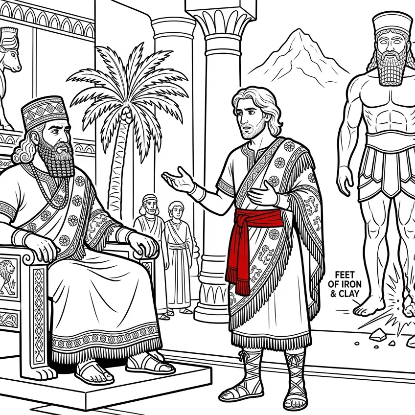 Daniel Explains the King's Dream of the Great Image