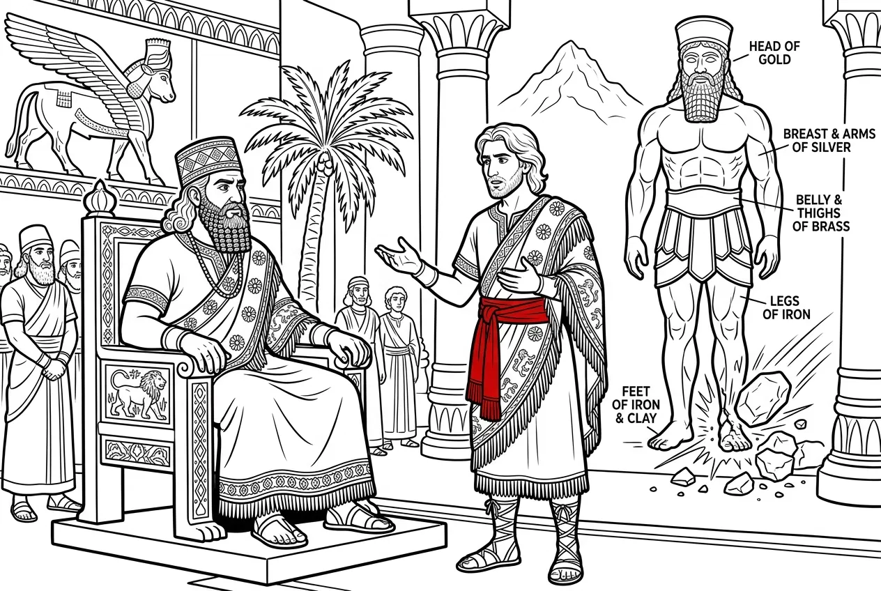 Daniel Interpreting the Great Statue Dream