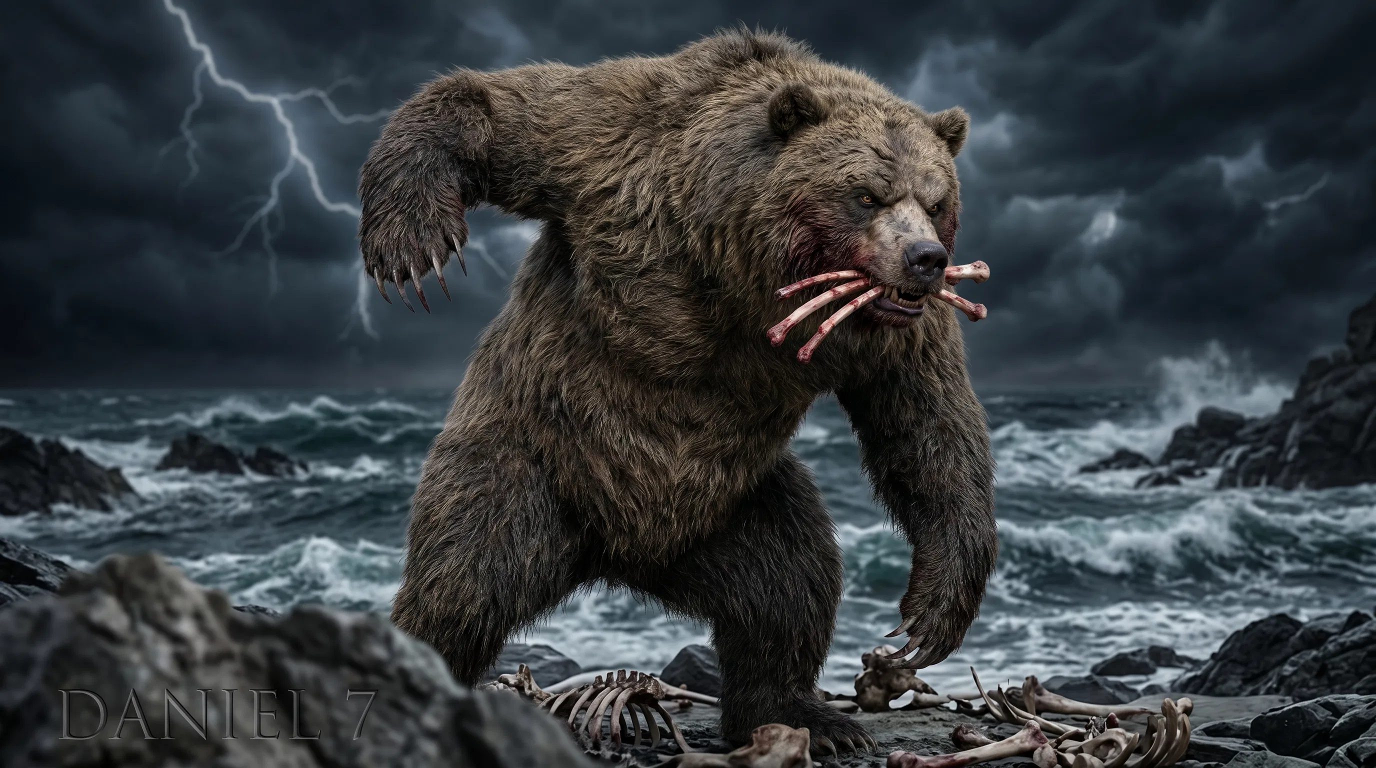 The Bear with Three Ribs in Its Mouth