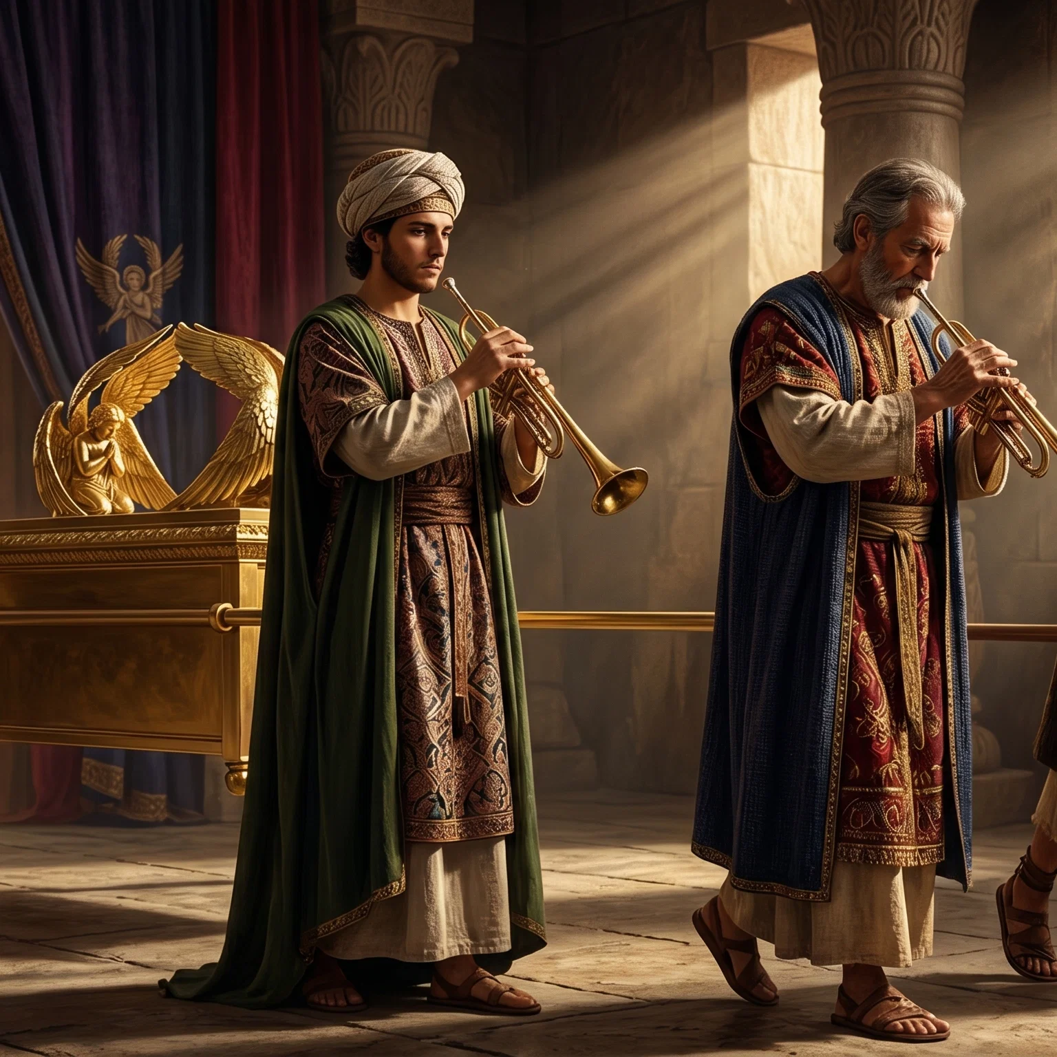 Priests Before the Sacred Ark