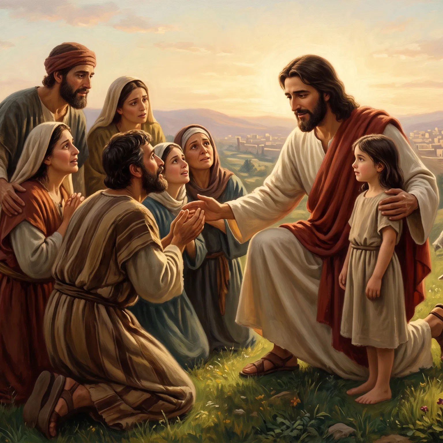 Jesus Comforts the Little Flock