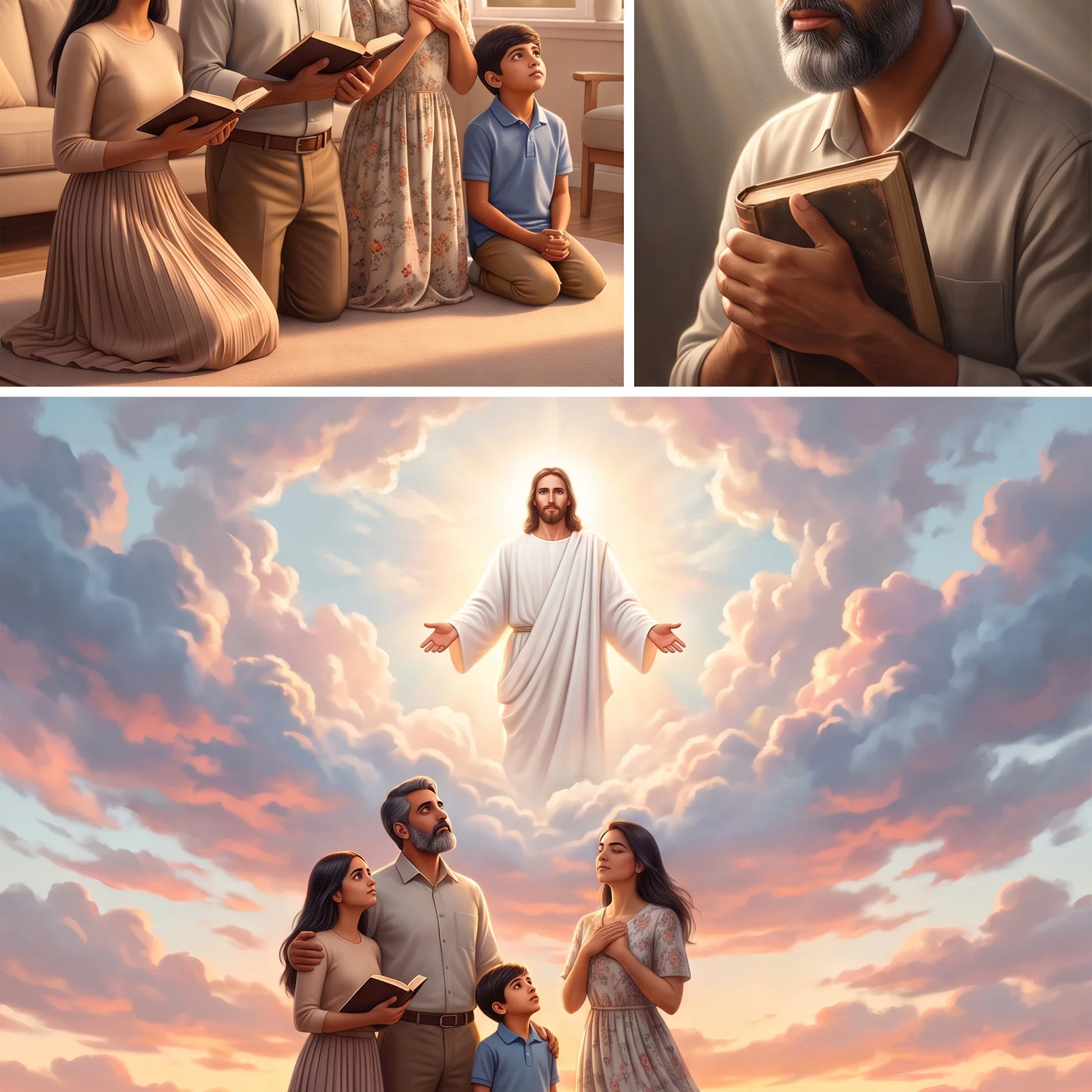Sacred Moments of Familial Unity