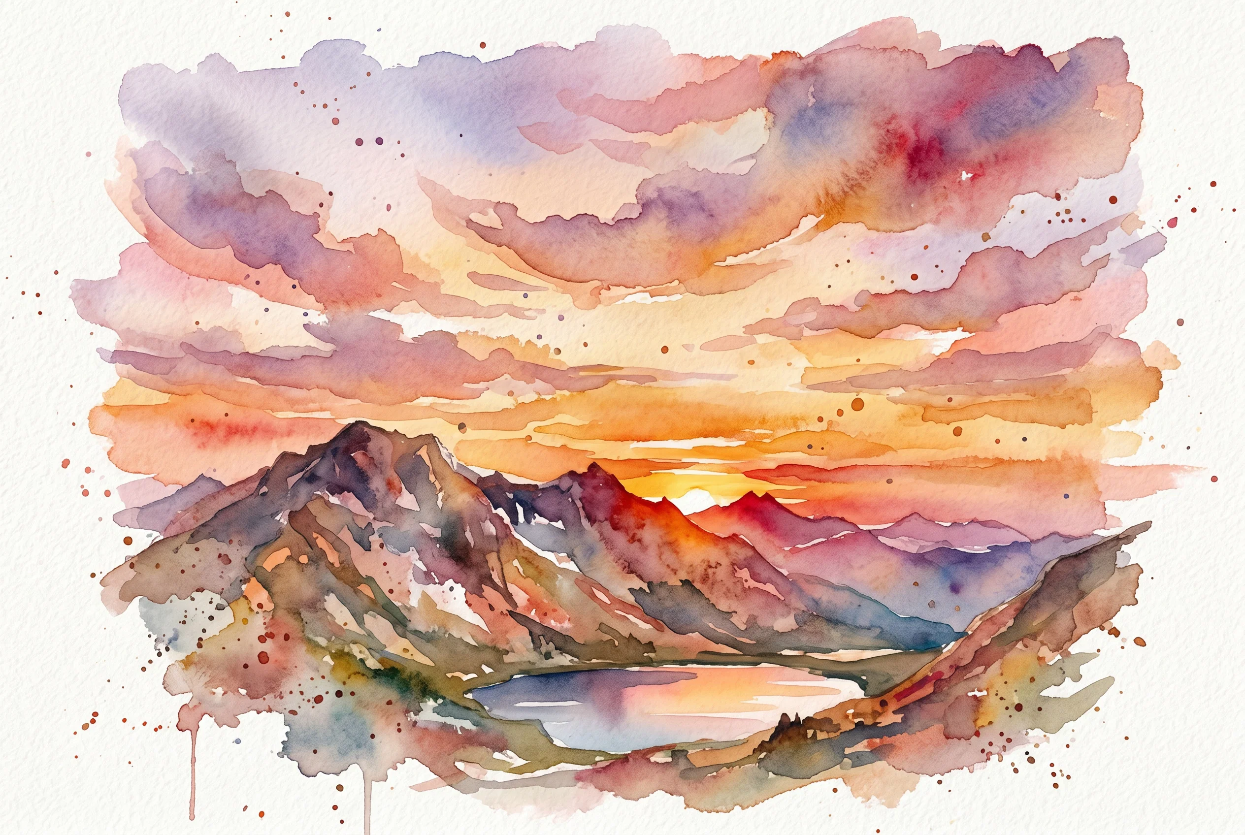 Divine Radiance Over Eternal Mountain Peaks