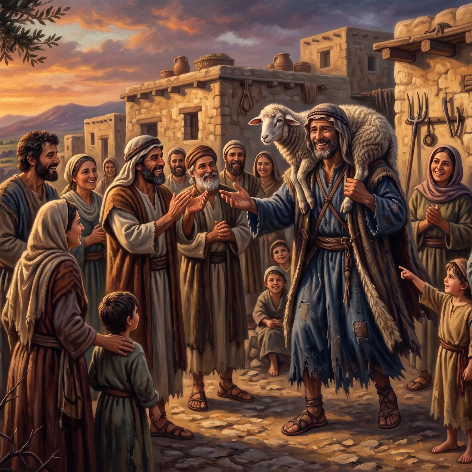 The Shepherd Finds His Lost Sheep
