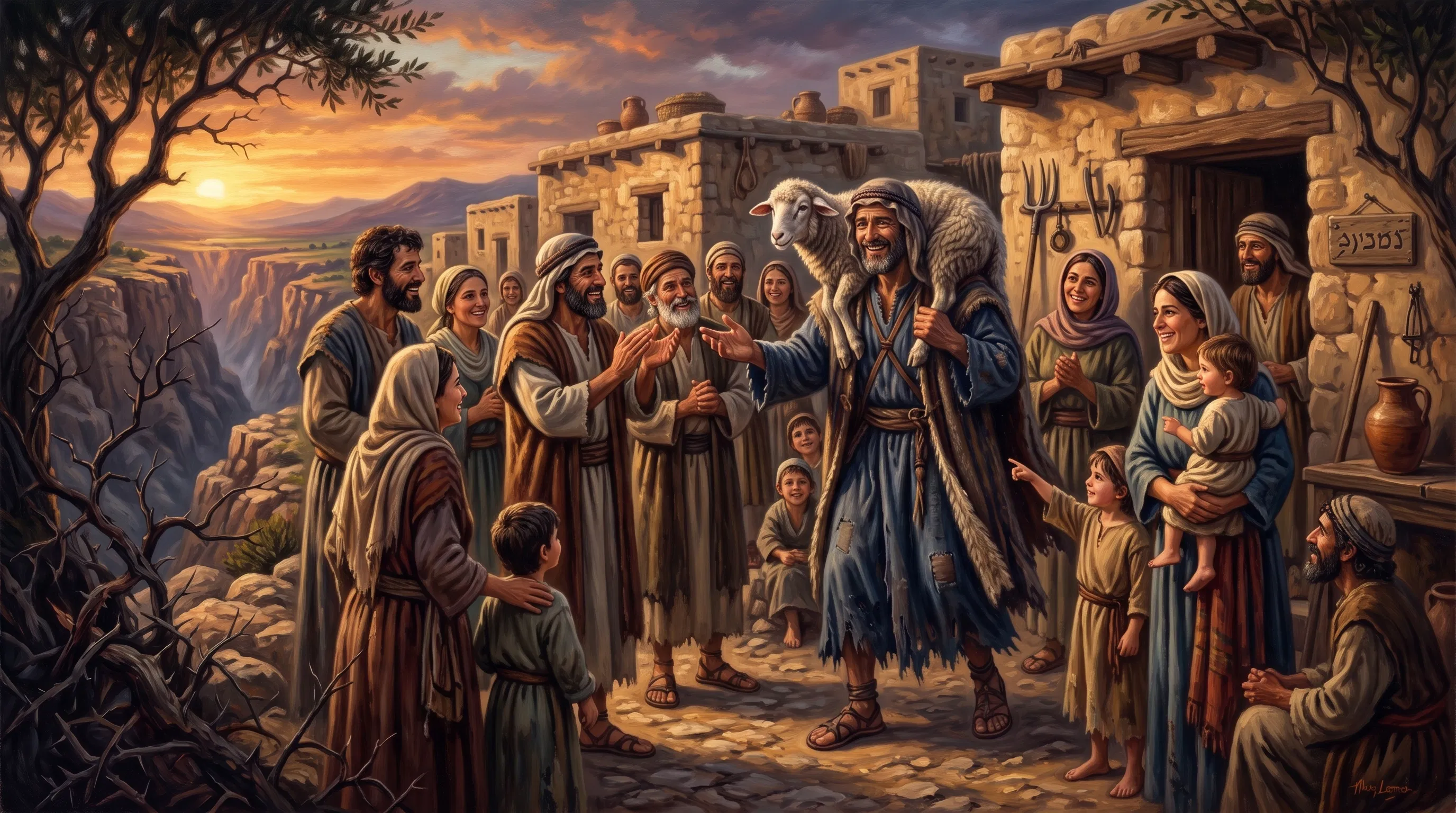 The Shepherd Finds His Lost Sheep